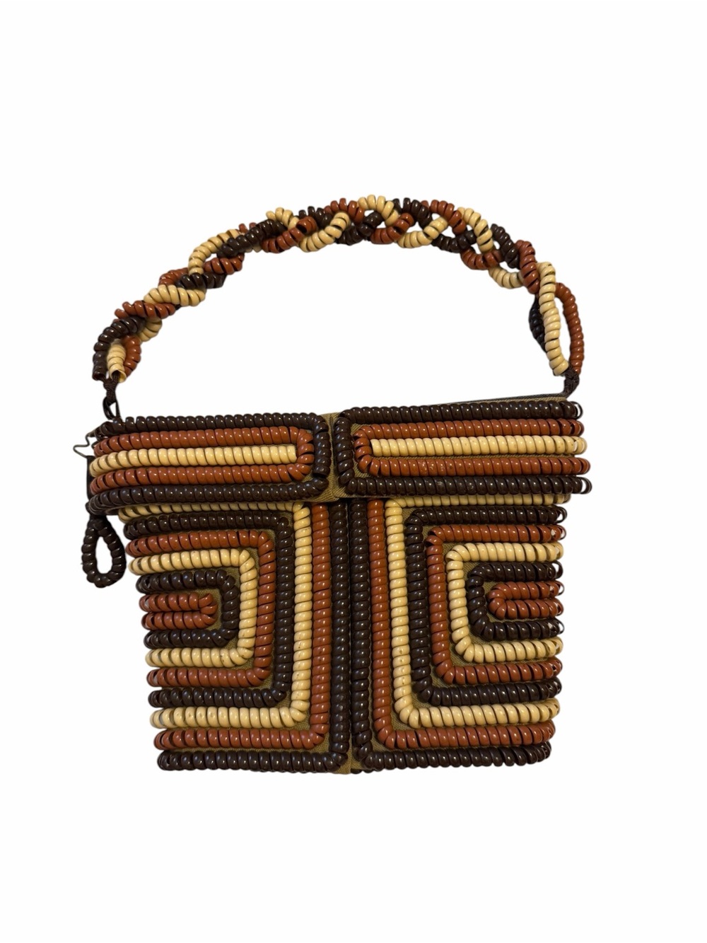 Brand New Handcrafted Beaded Statement Handbag – Unique Artisan Shoulder Bag